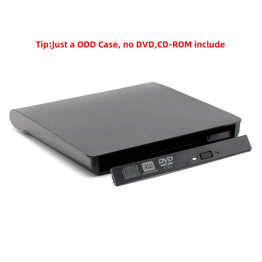 USB 3.0/USB 3.0 + Type-C SATA To USB CD ROM ODD Case Box 9.5mm/12.7mm External Optical Disc Drive Enclosure ODD Caddy for Laptop cd dvd drive