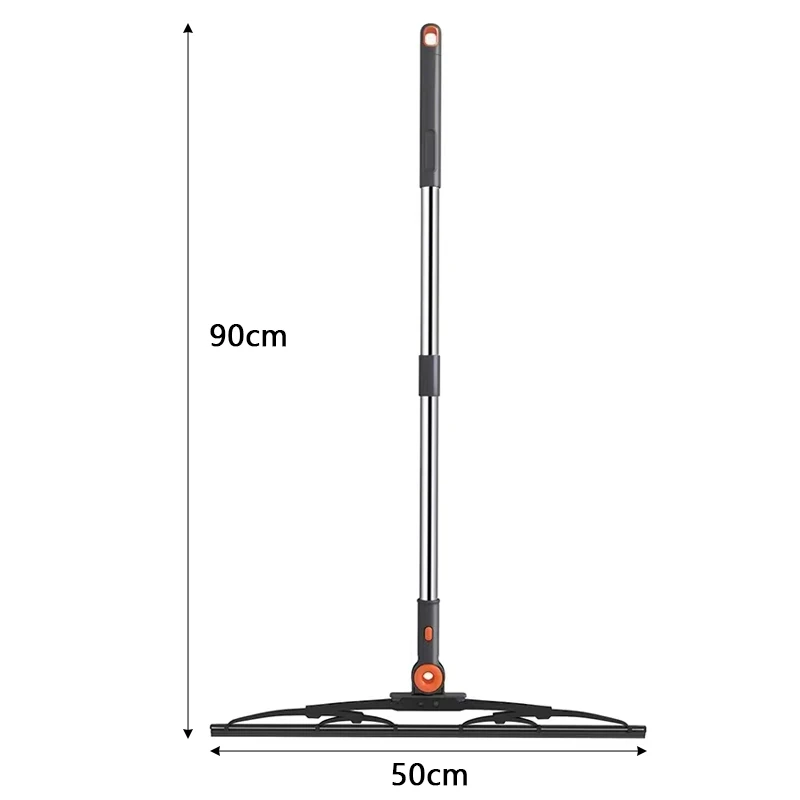 50 Cm Rotatable Magic Rubber Broom Silicone Mop Hand Dust Brooms Home Floor Cleaning Squeegee Wiper Flooring Household Utensils 6