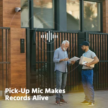 ANNKE 4Pcs 5MP CCTV Cameras IP67 Waterproof Video Surveillance Outdoor Dome Camera IR Cut Filter Camera Kit 4