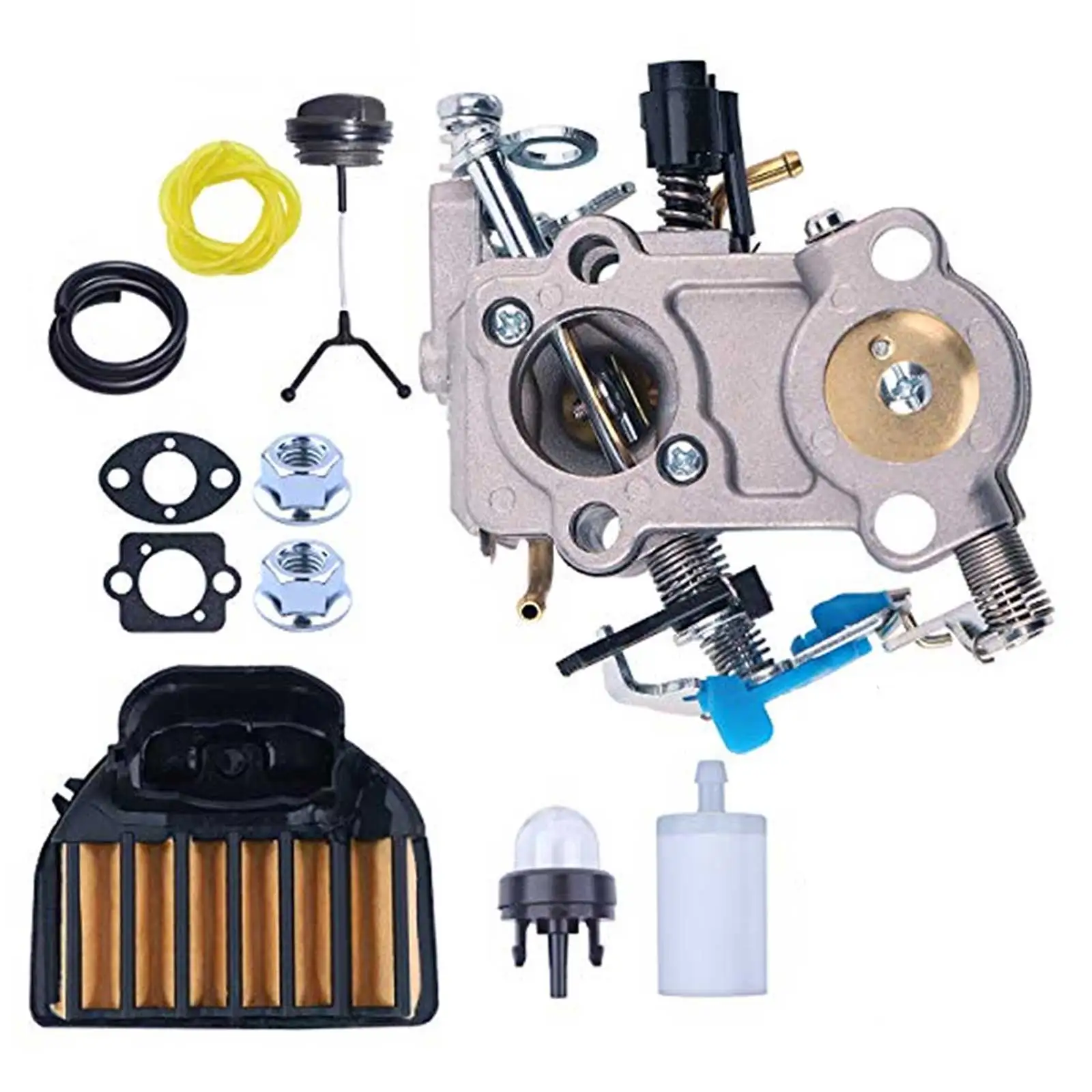 

Carburetor Carb Tuning Kit With Air Filter For-Husqvarna 455 460 461 Garden Power Tool Accessories