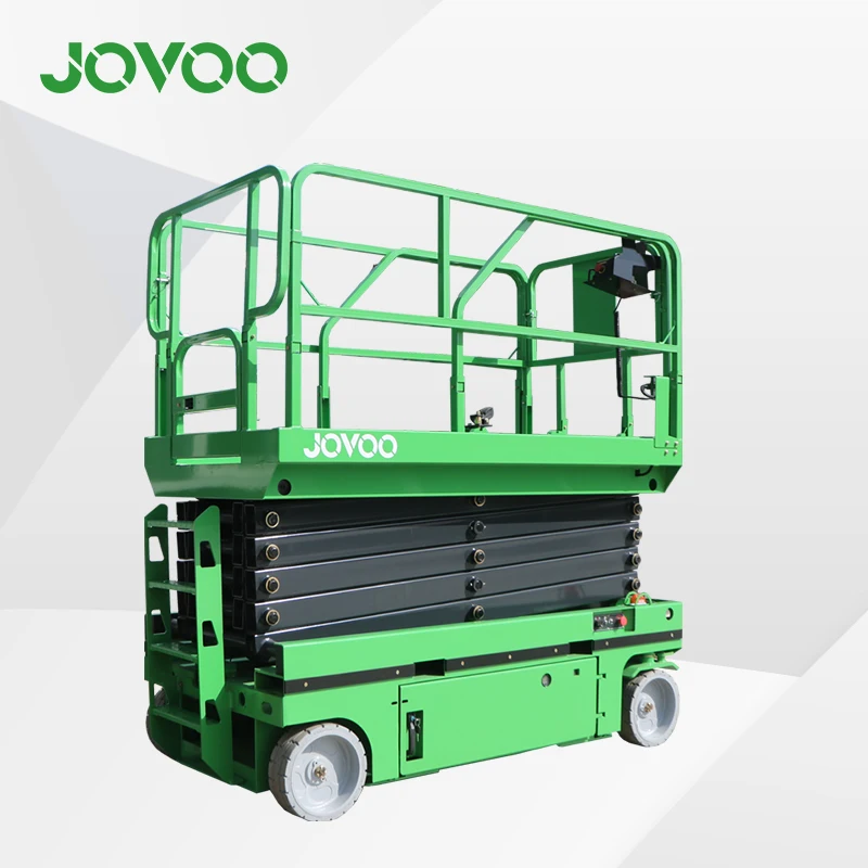 

JOVOO 8m 10m 12m 14m 16m Scissor Man Lift Aerial Working Platform Hydraulic Electric Self-Propelled Scissor Lift for Sales