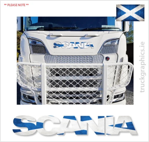 For Scania R/S series new gen front Grill Perfect fit Decal,Sticker Graphic  (63)
