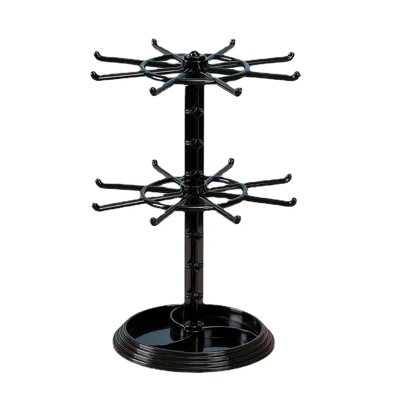 Keychain Hanger Pendants Display Rack Storage Rack Rotatable Rack Hair Ring Rope Desktop Finishing Holder For Earrings Watch