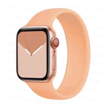 Silicone Solo Loop Watch Band - Vibrant and Comfortable Strap for All Apple Watch Sizes