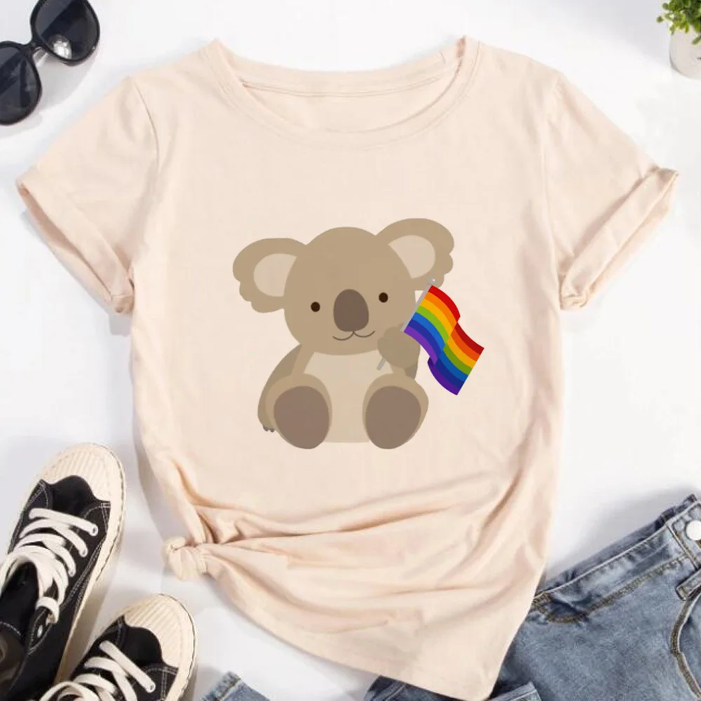 Женские футболки Pride Lgbt Lgbtq, красочные пастельные футболки в ...