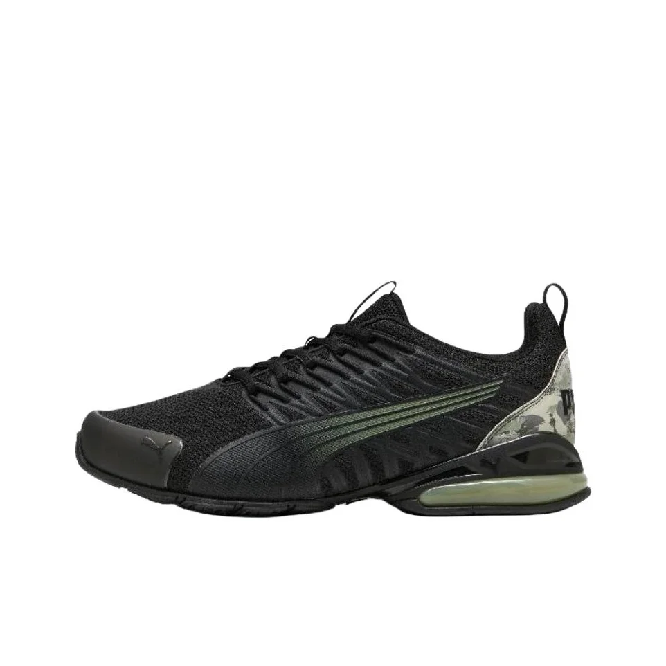 PUMA Voltaic Evo Scarpe da corsa casual basse resistenti all'abrasione unisex nere 311972-02