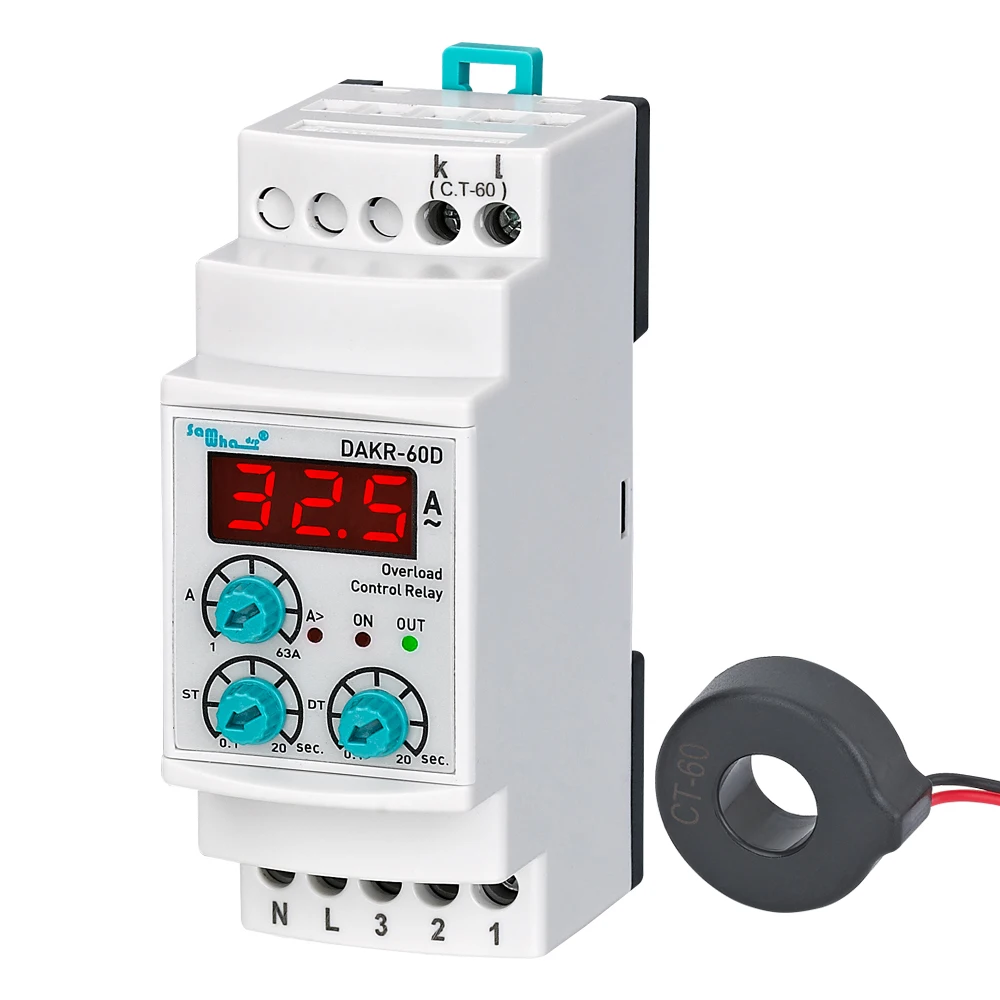 

Samwha-Dsp DAKR-XXD Digital Single Phase Auto Reset Overload Relay