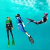 3 Pieces 1/64 Scale Miniature Model Figure Resin 1/64 Scale Diving Figurine for Sand Table Decoration Micro Landscape Building 3