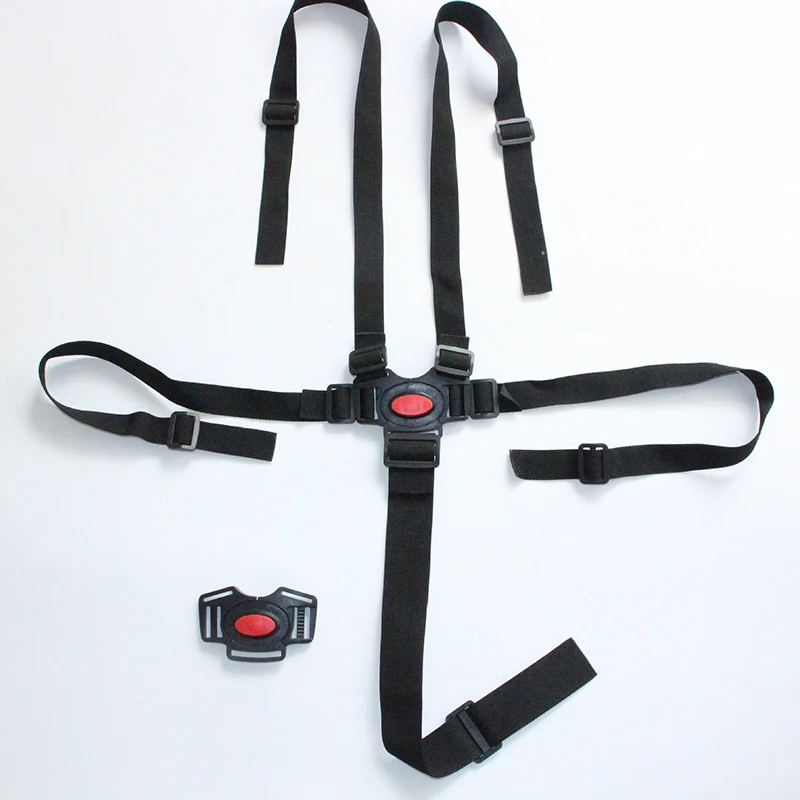 Cintura Di Sicurezza 5 Punti Per Bambino - Universale Per Passeggino, Seggiolino Auto, Carrozzina - Regolabile, Nylon E Plastica Resistente - 3 In 1 (anche 3 Punti)