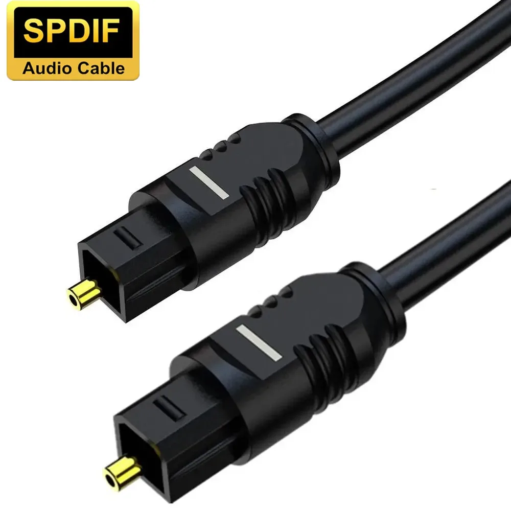 Dijital fiber optik ses kablosu Toslink 0.5m 3m 15m SPDIF amplifikatör oynatıcı koaksiyel kablo PS4 Soundbar kablosu
