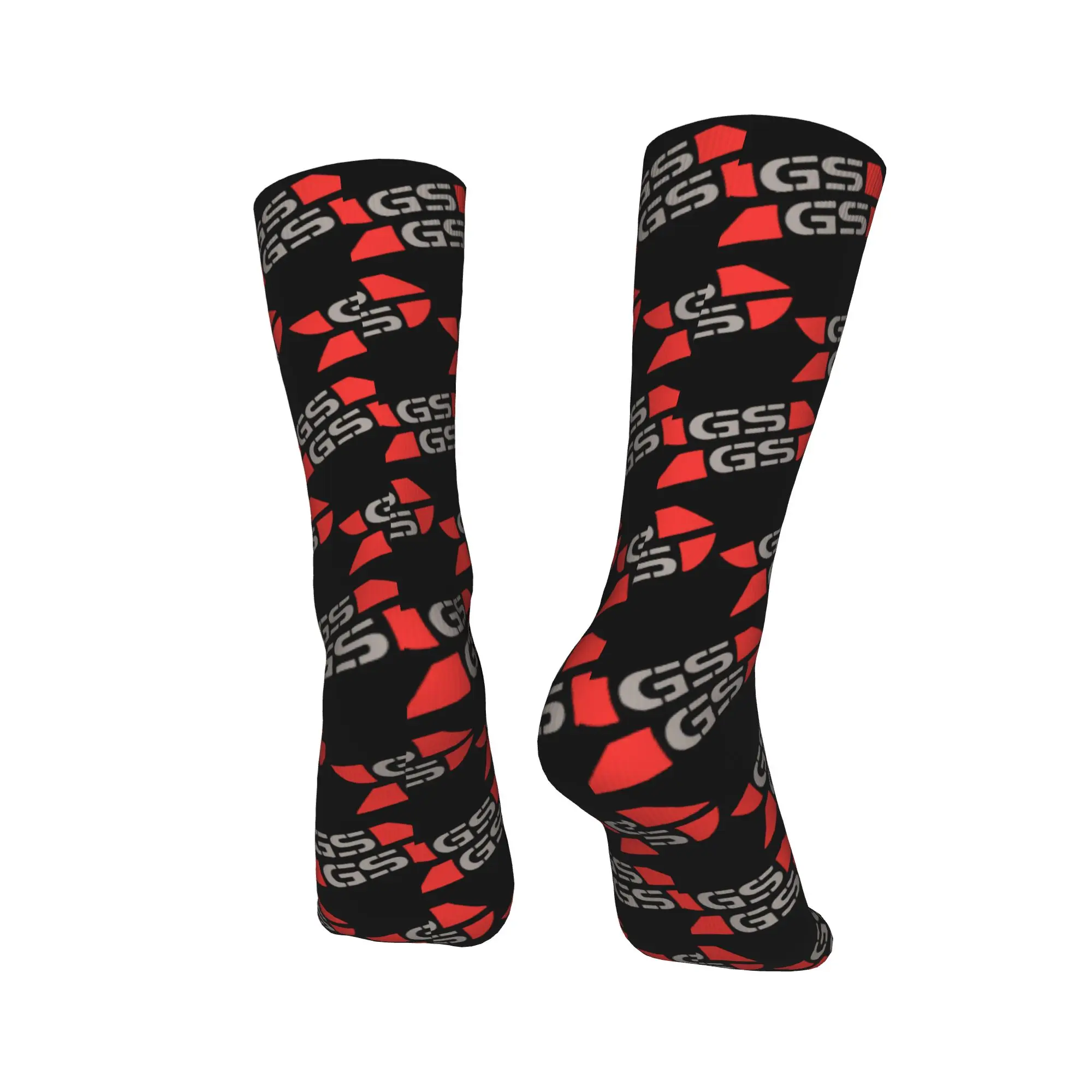 Benutzerdefinierte süße Druckmotoren GS Weltkarte Racing Socken für Frauen Männer Stretch Sommer Herbst Winter klassische Crew Socken – Detail 4