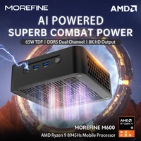 MOREFINE Mini Pc gamer CPU Ryzen 9 8945HS AMD R7 8845HS R7-8745HS R5-8645HS 2.5G LAN Windows11PRO Desktop Computador Gaming PC 1