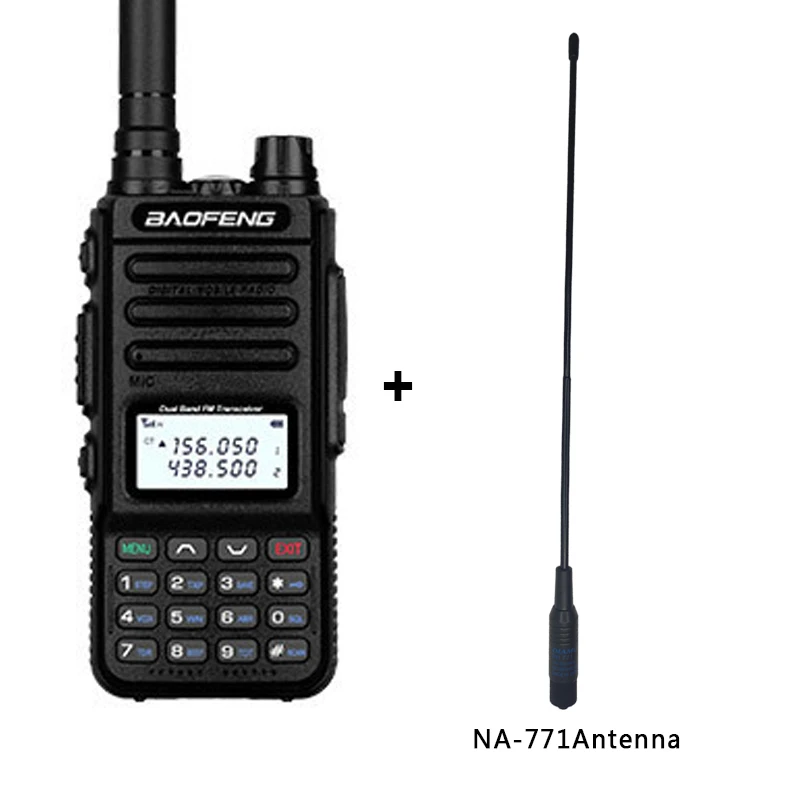 2022 New Baofeng UV-8R Walkie Talkie High Power Long Standby IP54 Waterproof Two Way Radio USB Charging Original BF-UV8R Radio walkie talkie