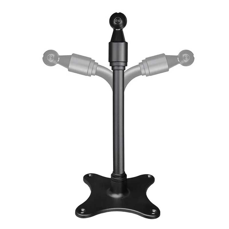 New Flexible Magnetic Phone Stand - Stable Bendable Holder with Adhesive Base, 360° Rotatable Arm,  for Desk, Car & Home