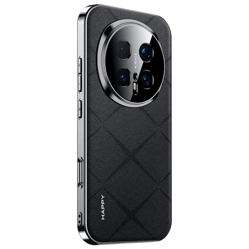 Premium Vegan Leather Protective Case with Full Lens Shield and Sleek Design