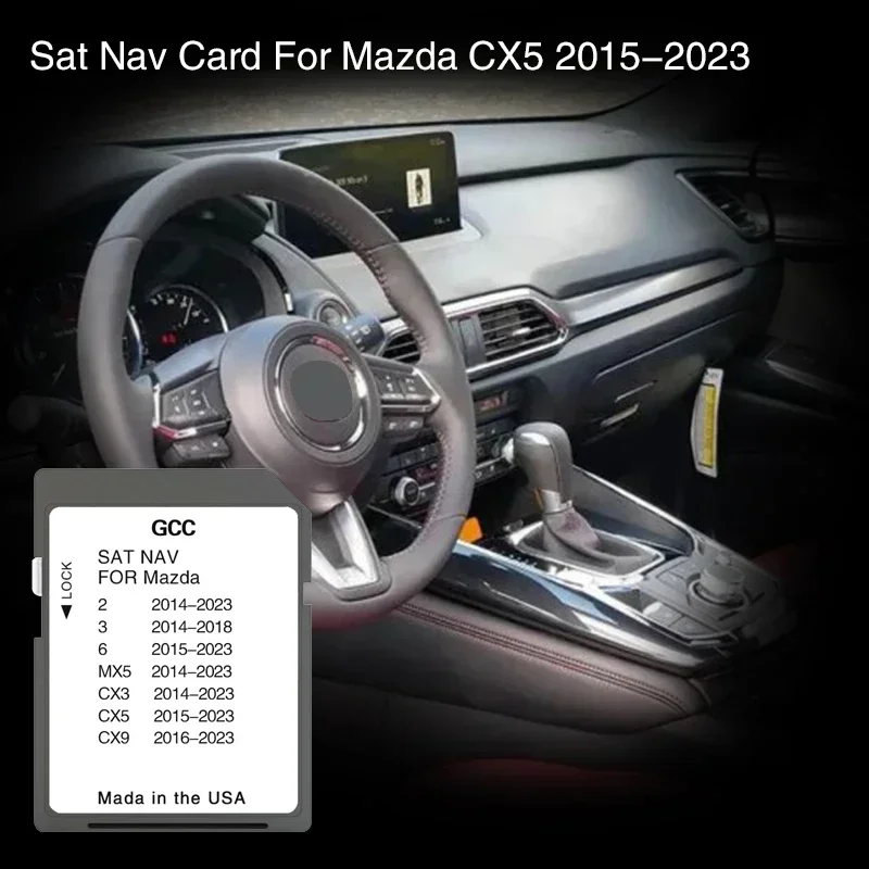 2015년부터 2023년까지 마쓰다 CX5용 카타르, 오만, 모로코 지도 내비게이션..