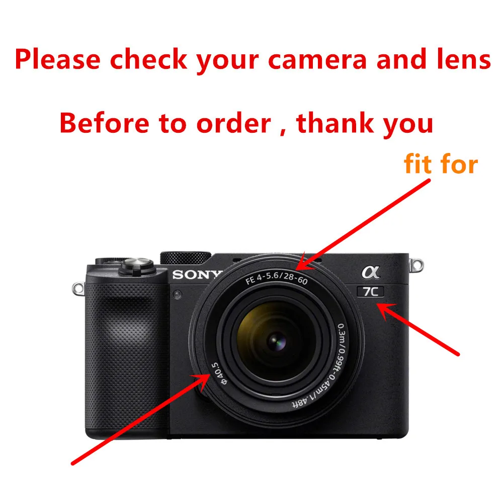 네오프렌 카메라 가방 내부 케이스  A7C II A7CII A7CR ZV-E1 ZVE1 FE 28-60mm Nikon Z30 Z50 16-50mm 렌즈 Panasonic G100 LX100