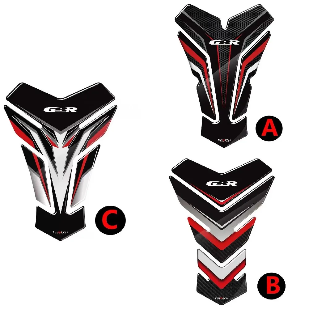 

For SUZUKI GSR GSR250 GSR400 GSR600 GSR7500 GSR1000 Motorcycle 3D Resin Fuel Tank Gasket Fuel Tank Protection Sticker Decal