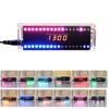 DC5V 0.28 Inch Colorful LED Rhythm Light Production Kit, Voice-activated Digital Clock, Electronic DIY Welding 4