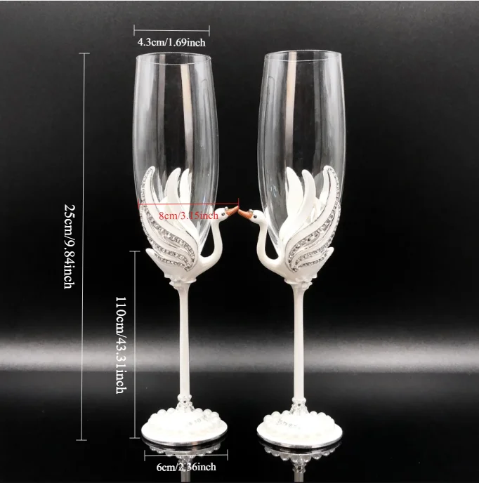 Luxury Crystal Red Wine Glass Set - Elegant Tall Glasses