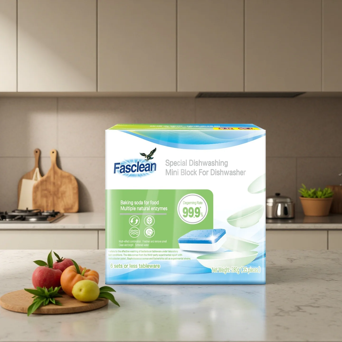 Міні-блоки миючого засобу для посудомийної машини (35 шт./280 г) - потужні таблетки для чищення посуду без плям і смуг | Посудомийна машина-Spec