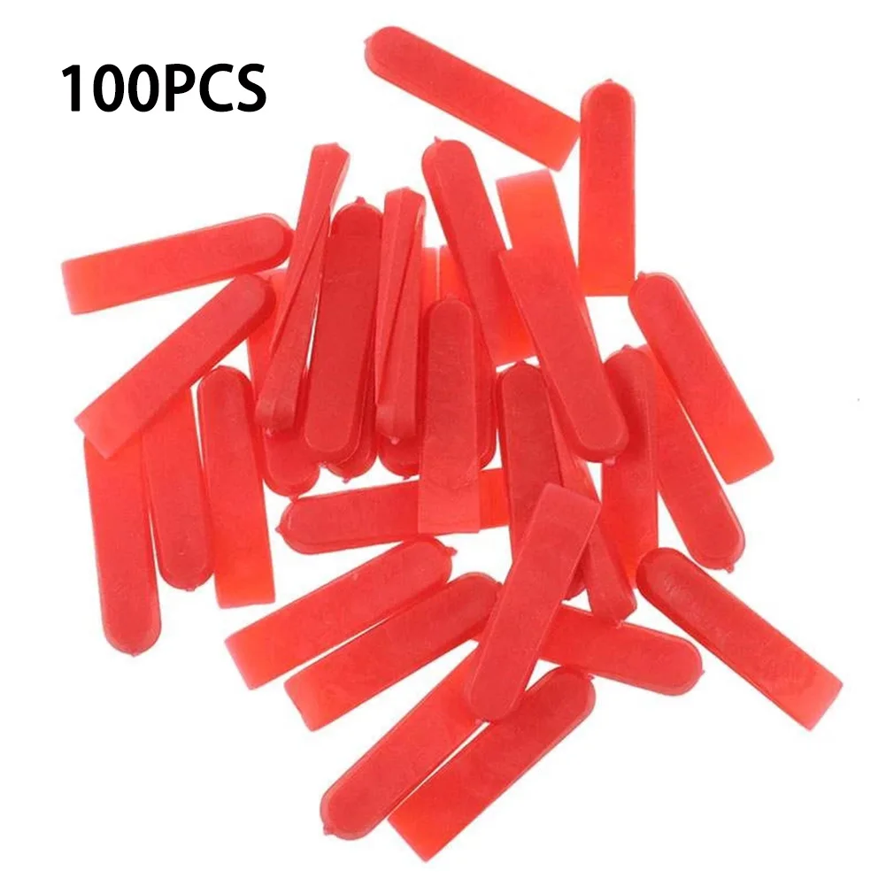 

100pcS Reusable 5mm Plastic Tile Wedge Spacer Leveling Clips Floor Locator Ceramic Tiling Laying Adjustment Construction Tool