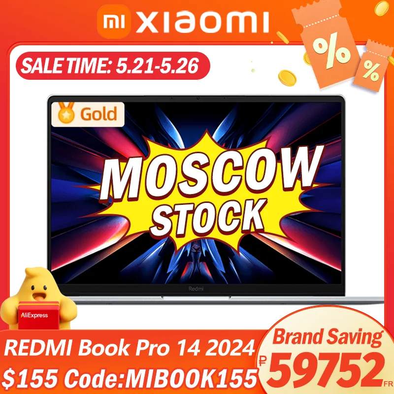Redmi Book Pro 14 14inch 2.8K 120Hz Screen intel Ultra5 125H /Ultra7 155H Processor 32G RAM 1T SSD