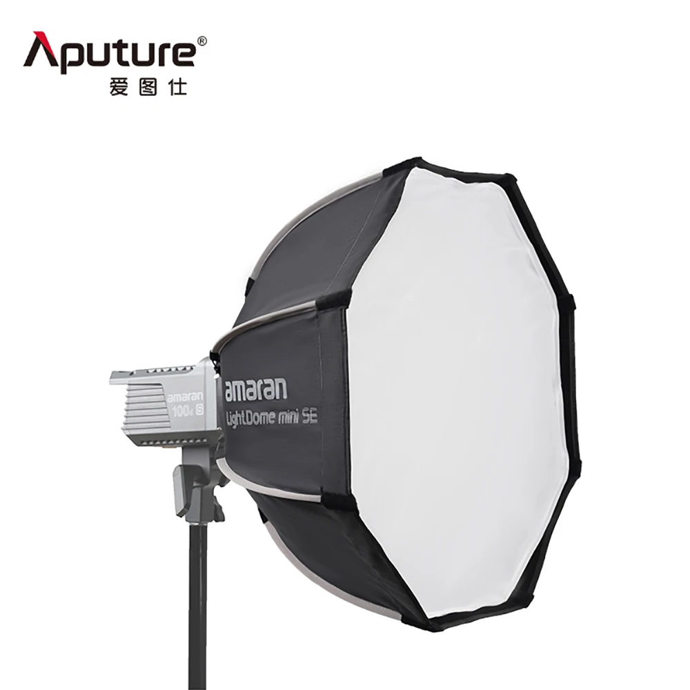 Aputure Amaran 300C with Aputure Light Dome Mini SE Softbox and 260cm Light  Stand Kit