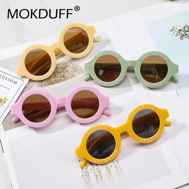 

New Fashion Small Round Kids Sunglasses Brand Designer Children Sunglasses Boys Girls Baby Outdoors Goggle Shades Eyewear