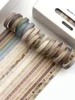 20 Rolls Of Thin Strips Of Washi Tape Box, Delicate Flowers, Plant Patterns, Handbook Tape, Student Diary Decoration, Creative W 5