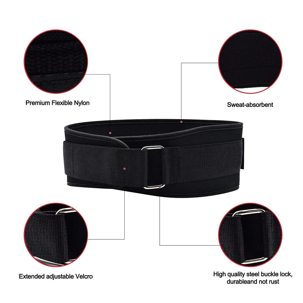 Universal Weight Lifting Belt for Enhanced Support and Performance in Gym Training
