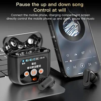 Auriculares TWS ANC con cancelación activa de ruido, cascos con Control táctil, pantalla LCD, sonido Premium Supergraves, micrófono ENC SE-60 - Imagen 3