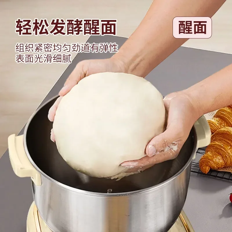 Dough mixer fermentation 304 kneading dough 8L fully automatic household and commercial 6 catties dough buns all-in-one machine 3