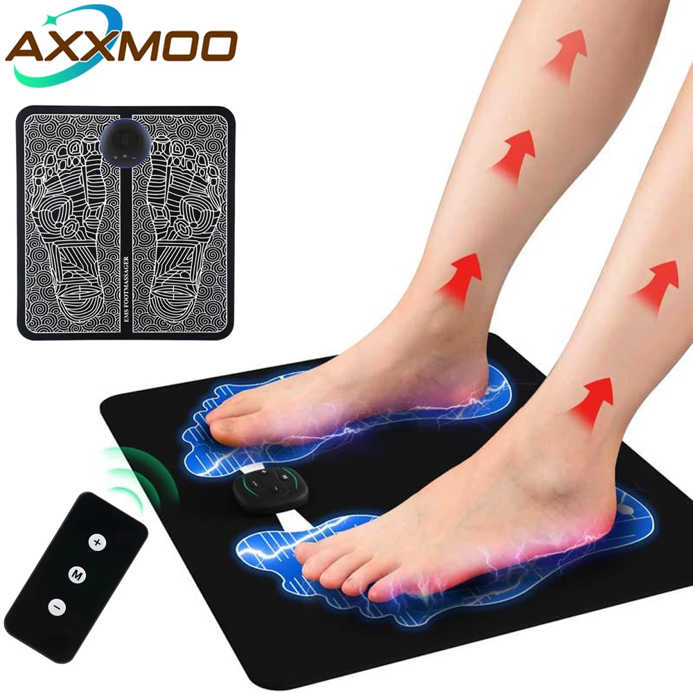 

1Pcs Foot Massager Mat for Neuropathy - Foot Massager for Improve Circulation, Muscle Relaxation, Rechargeable Feet Massager Pad