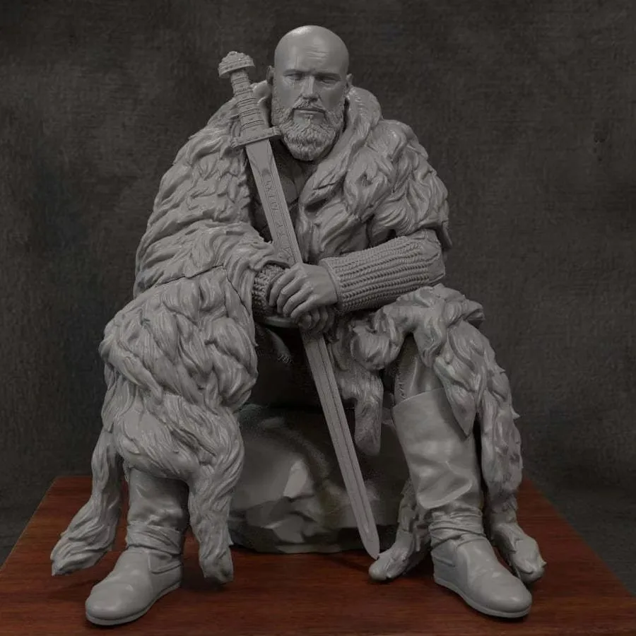 1/24 Scale Resin Figure Model Kit Ancient Figurines Miniature Viking Warrior Bjorn Ironside Unassembled Unpainted Free Shipping 5