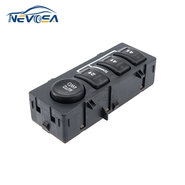 NEVOSA 19259313 لشروليه سيلفرادو الضواحي لجي إم سي يوكون 4WD عجلة القيادة التحكم التبديل علبة نقل زر 15136039