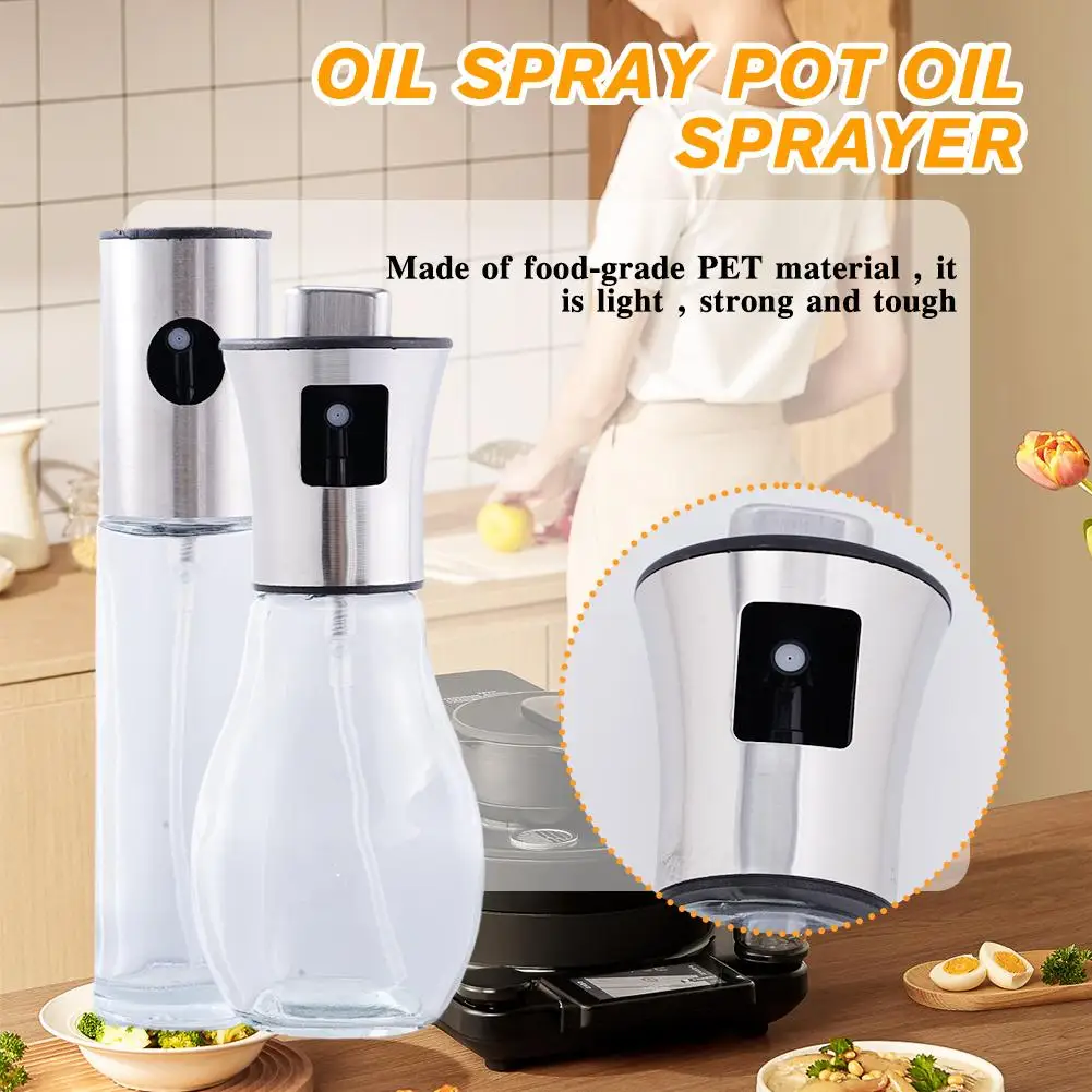 Baking Oil Sprayer Bottle, Cooking Oil Dispenser, Pet Material Oil