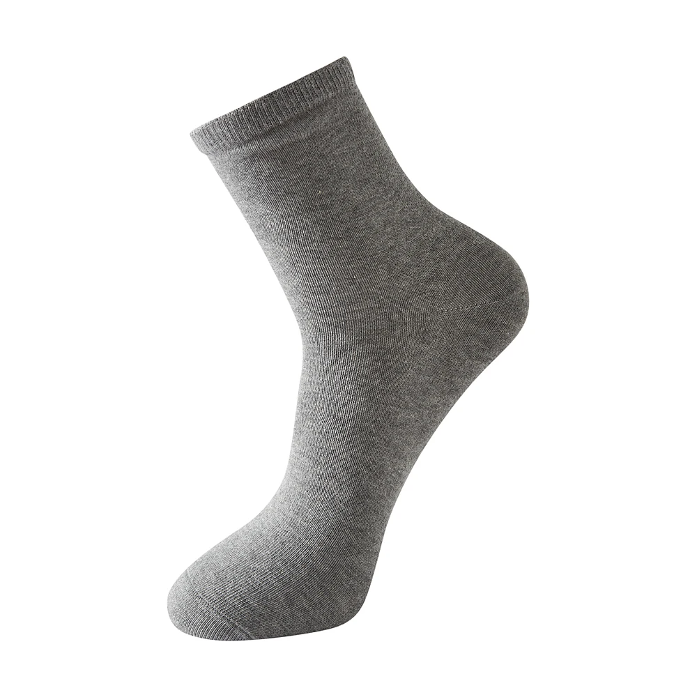 Metersbonwe Mid-Calf Socks Men Solid Color Perennial Antibacterial breathable Middle Tube Socks  3 Pairs