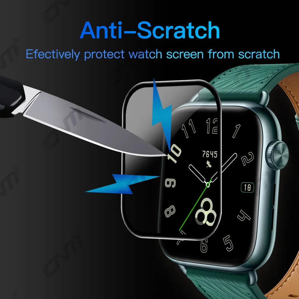 طبقة حماية 5D لساعة Honor Watch 5 واقي شاشة مضاد ل...