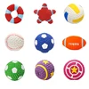 Squeaky Dog Toys Natural Latex Footballs Soft Bouncy Durable For Small Medium Large Dogs Interactive Chew Fetch Play Dog Toy 1