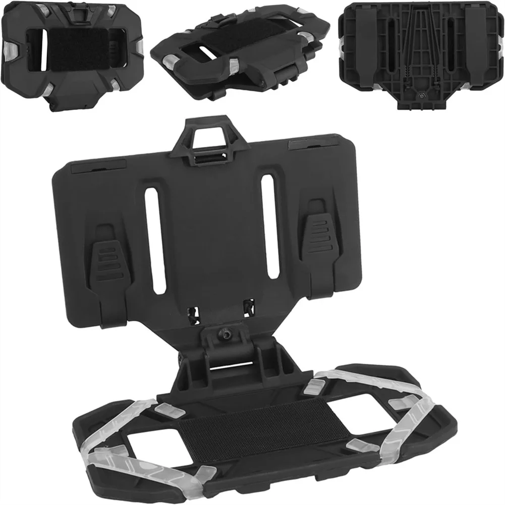 BOOIU Tactical Molle Folding Navigation Board CS Military Airsoft Panel Molle Carrier Board Mobile Phone Holder Accessories