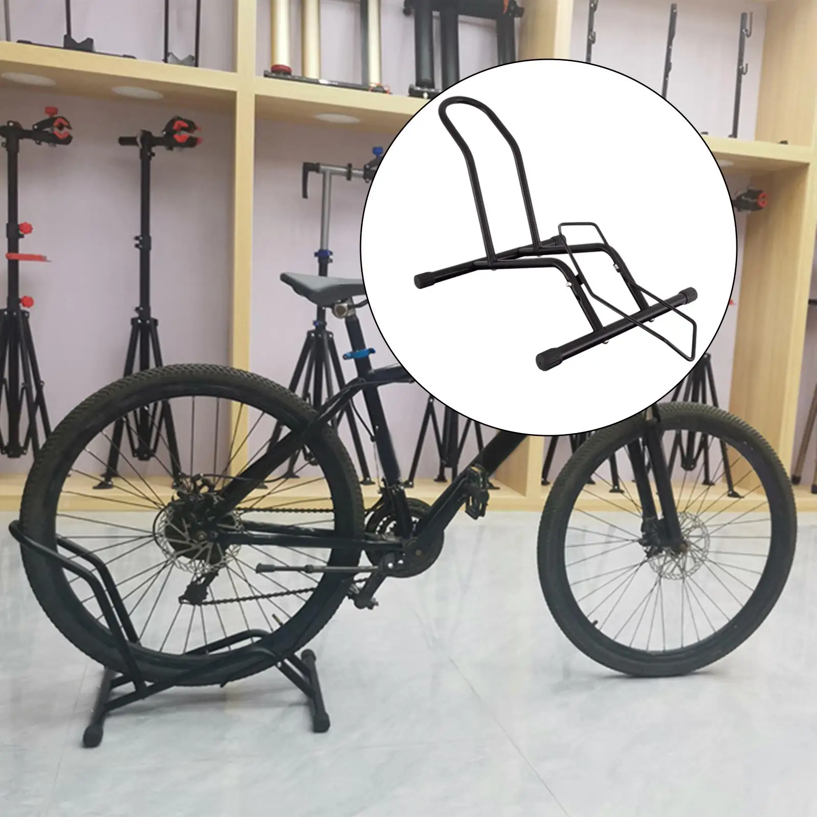 Support de stationnement pour vélo T1 monté sur moyeu, support de sol  robuste, support de stationnement pour vélo de route et de montagne,  réparation - AliExpress