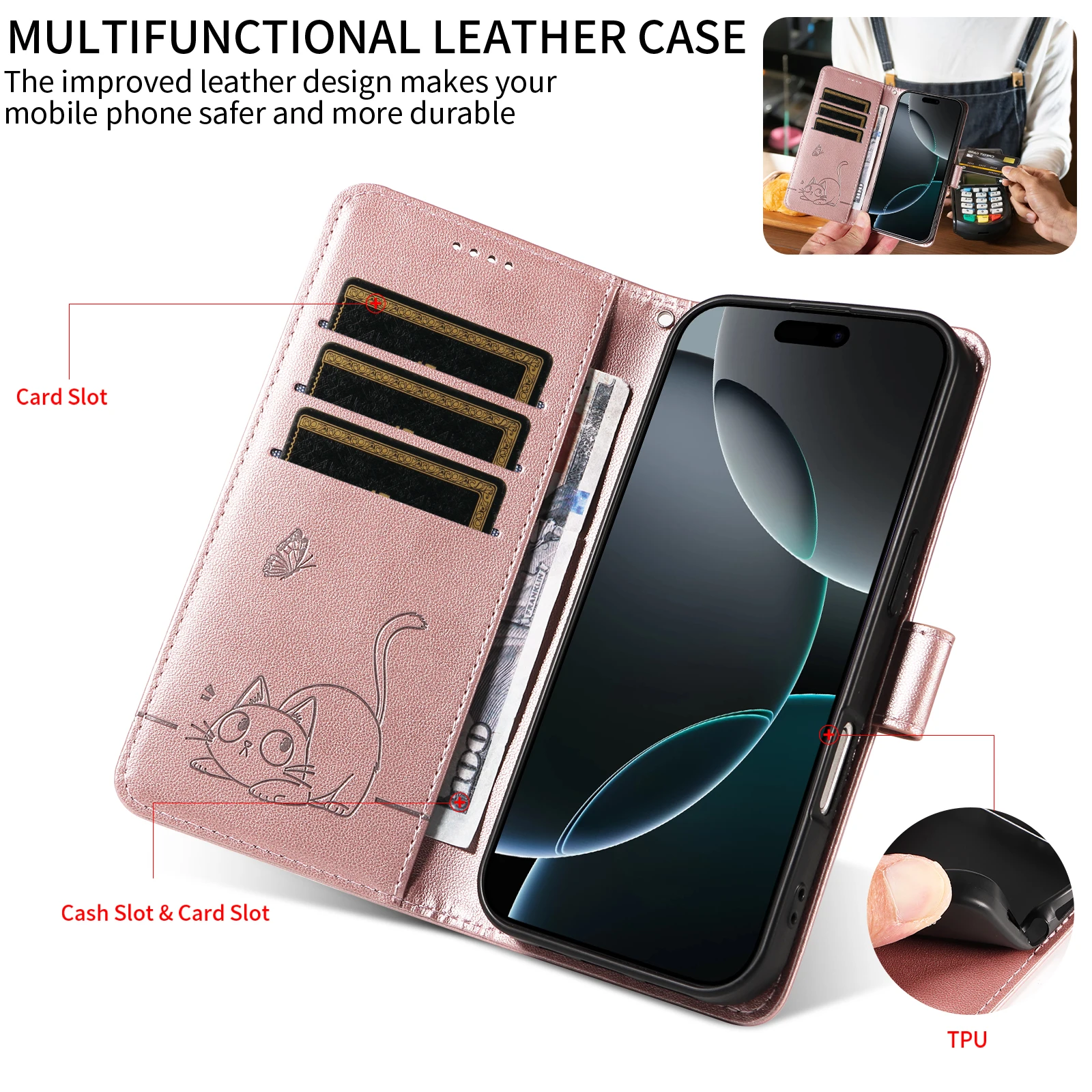 Leather Wallet Case