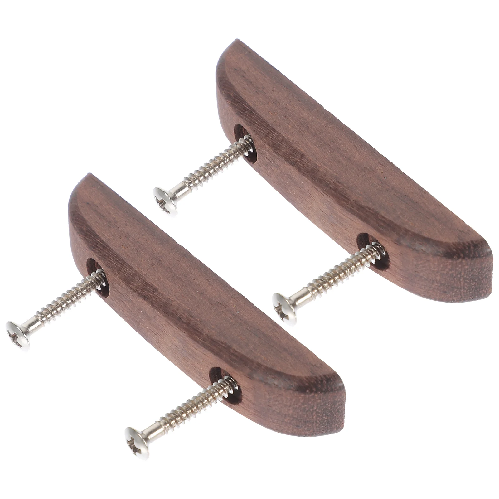 

2PCS Rosewood Bass Guitar Thumb Rest Finger Rest Guitar Accessories Thumb Buckle(Coffee)