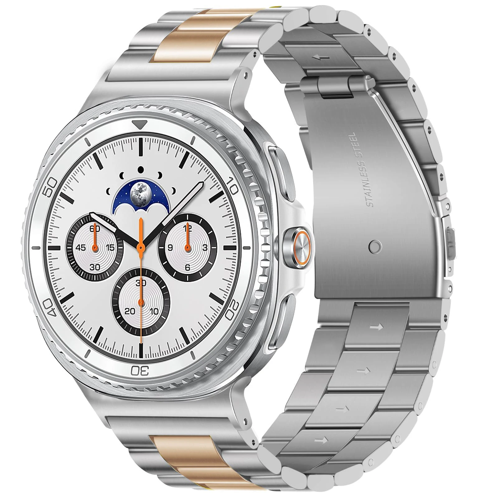Luxury Stainless Steel Bracelet Band - Premium Metal Strap