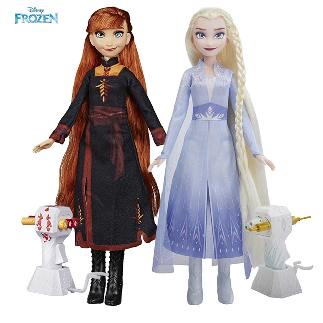 Disney 30CM Frozen 2 Elsa Anna Princess Action Figure Toys Cute Collection  Model Dolls Christmas New Year Gift for Children - AliExpress