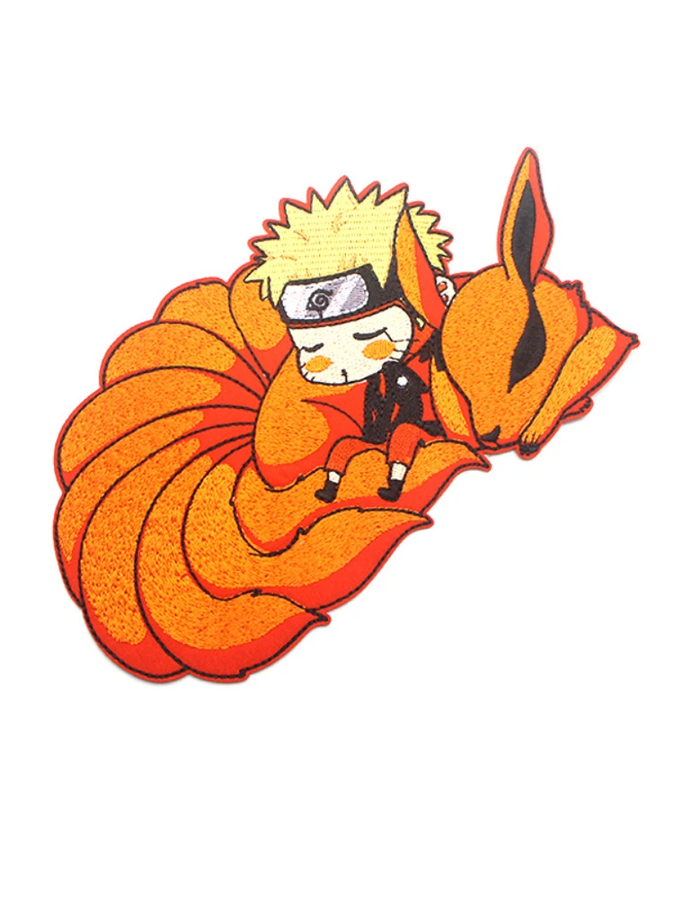 Rinnegan eye patch Handmade Naruto gift Anime embroidery