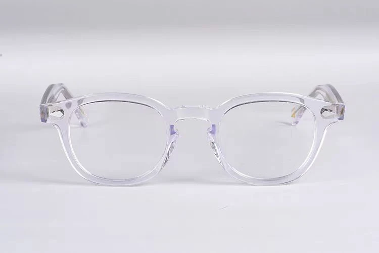 Johnny Depp Brillen Herren Lemtosh OptaGlasses Brillengestelle Damen Computerbrille Klare Gläser Luxusmarke Vintage Acetat-Rahmen – Detail 9