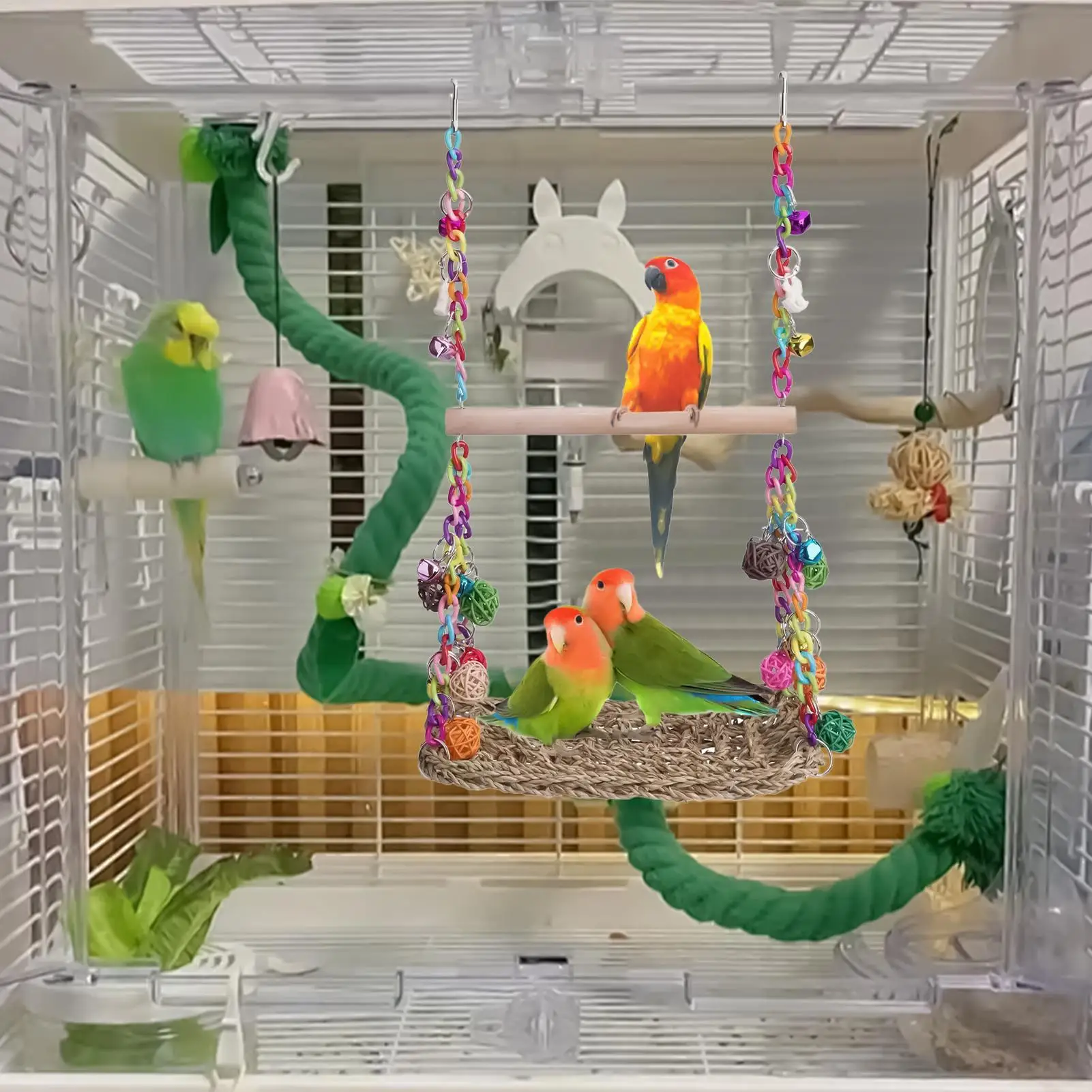 Top view of seagrass swing