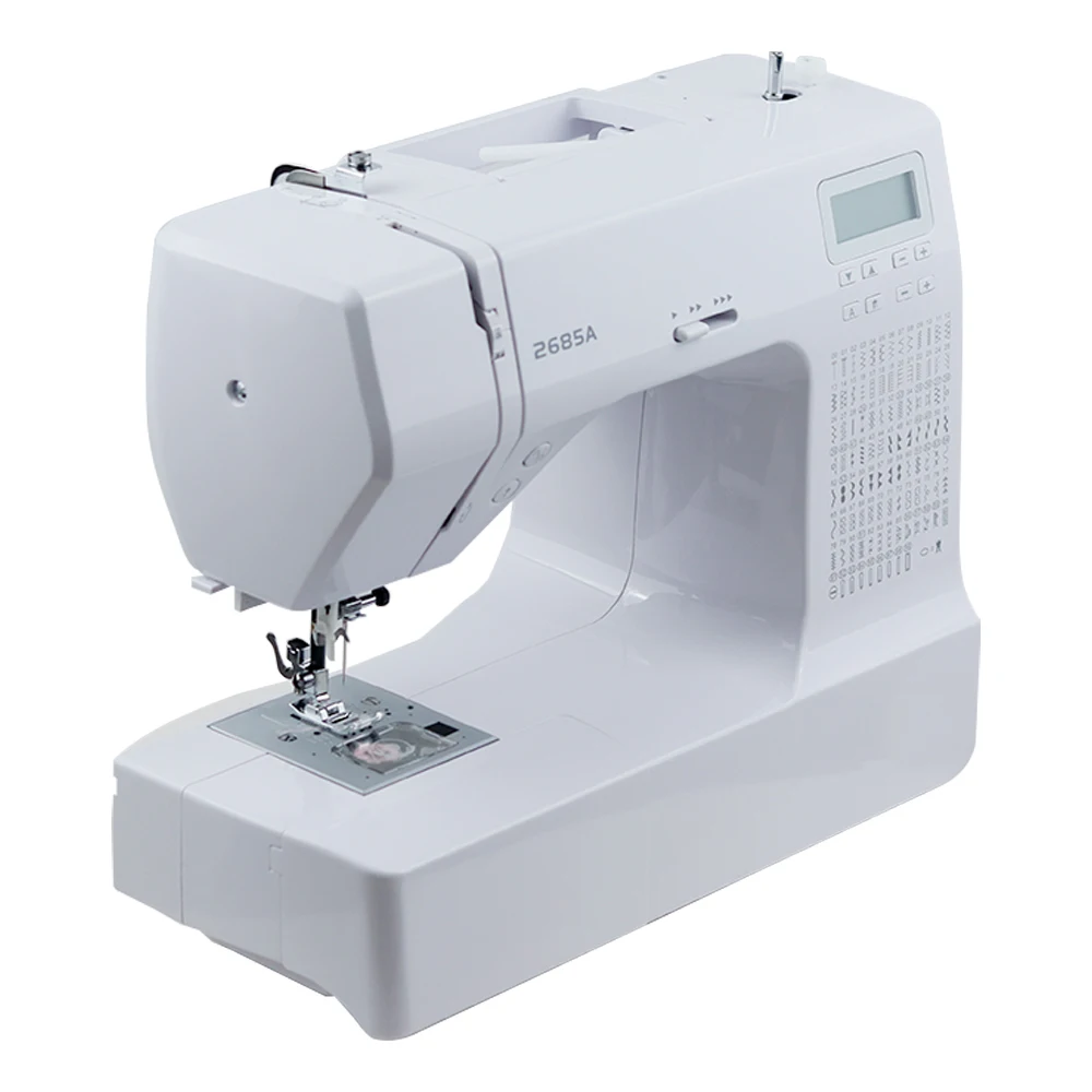 Electronic and electric multifunctional sewing machine, silent, thick buttonhole
